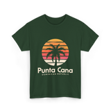 Punta Cana Dominican Republic Travel T-Shirt - Forest Green