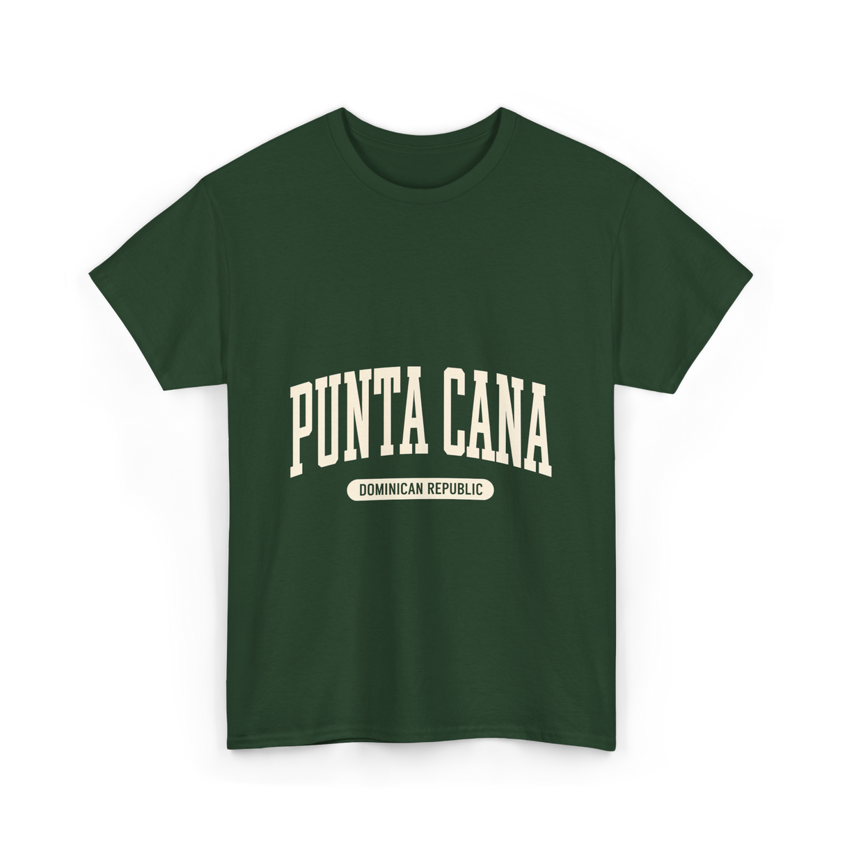 Punta Cana Dominican Republic Travel T-Shirt - Forest Green