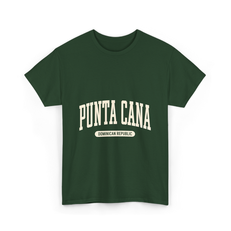 Punta Cana Dominican Republic Travel T-Shirt - Forest Green