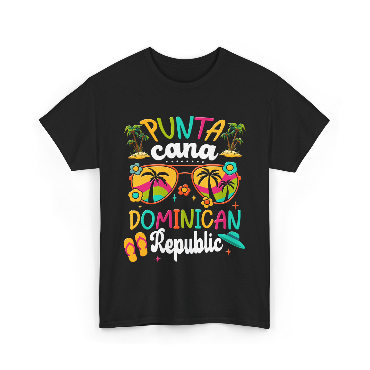 Punta Cana Dominican Republic Vacation T-Shirt - Black