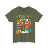 Punta Cana Dominican Republic Vacation T-Shirt - Military Green