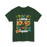 Punta Cana Dominican Republic Vacation T-Shirt - Forest Green