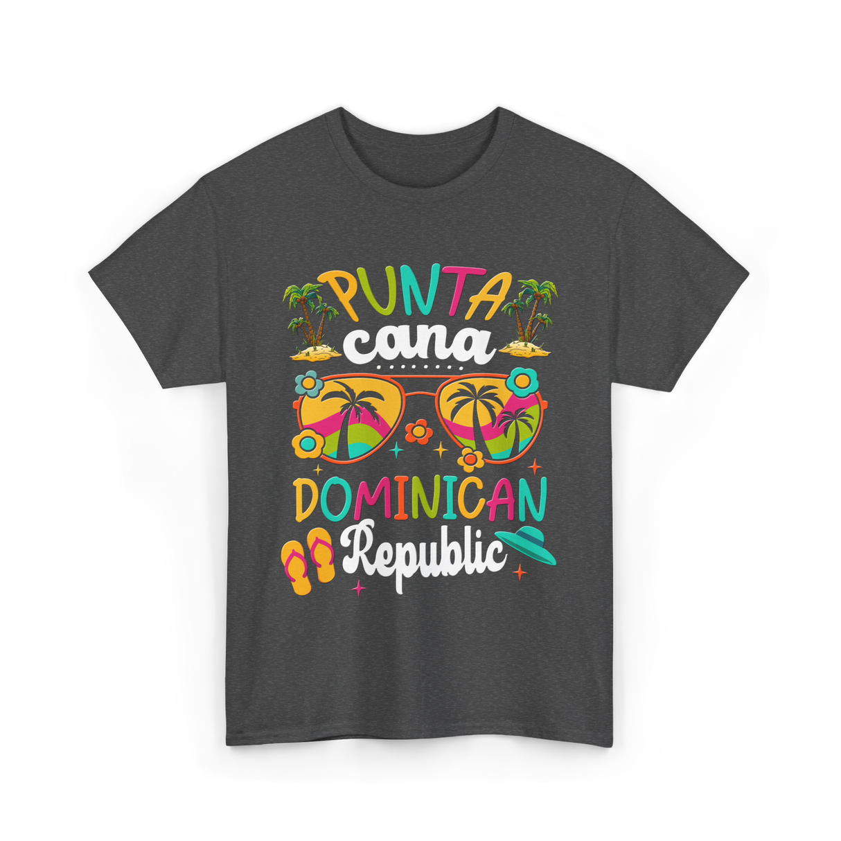 Punta Cana Dominican Republic Vacation T-Shirt - Dark Heather