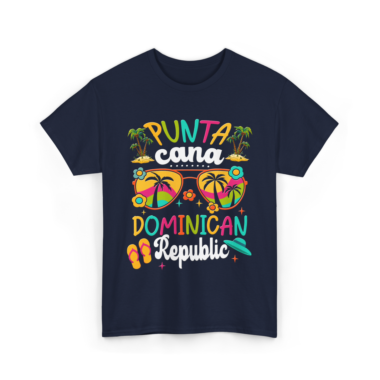 Punta Cana Dominican Republic Vacation T-Shirt - Navy