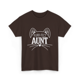 Purr-fect Aunt Cat Lover T-Shirt - Dark Chocolate