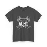 Purr-fect Aunt Cat Lover T-Shirt - Dark Heather