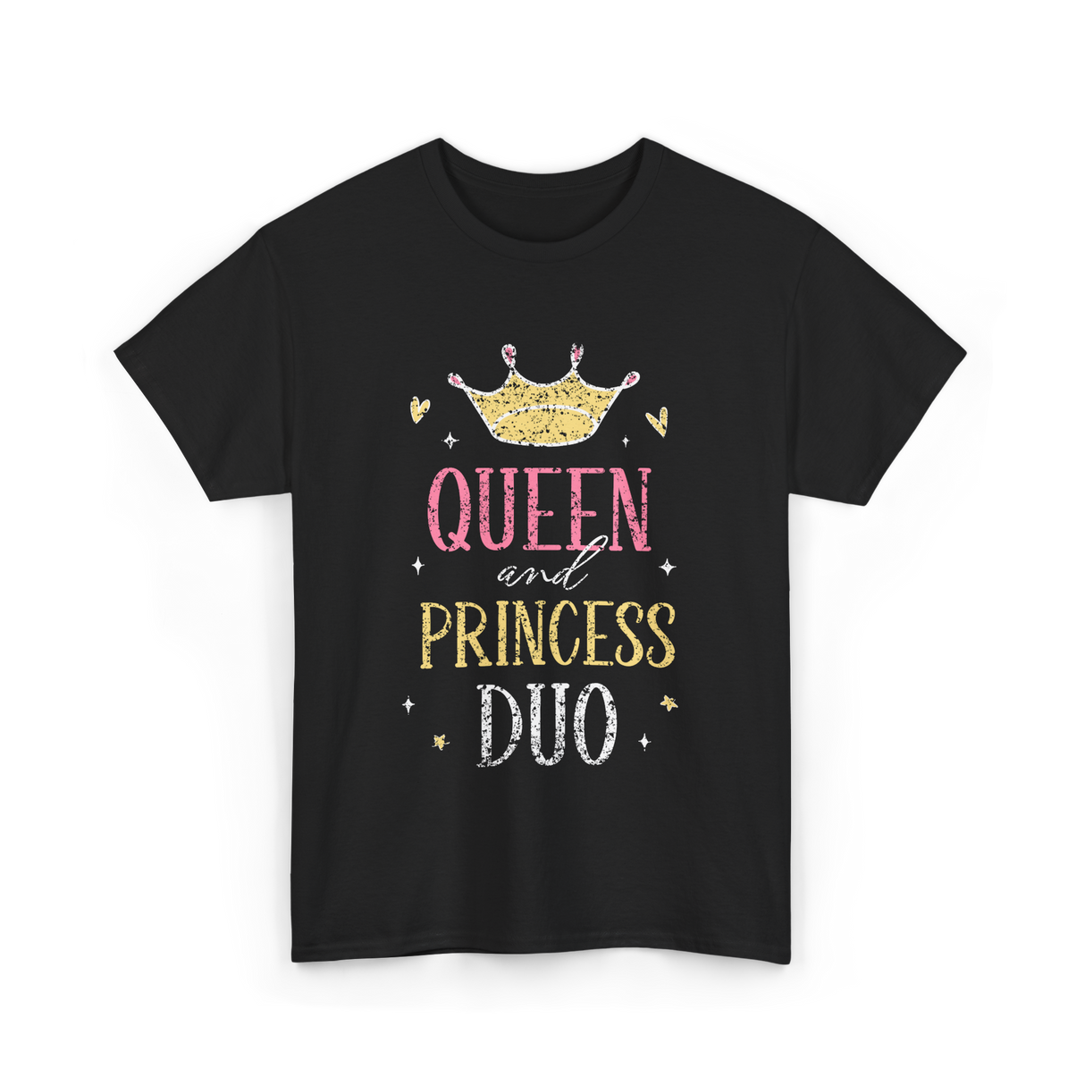 Queen and Princess Duo princess T-Shirt - Black