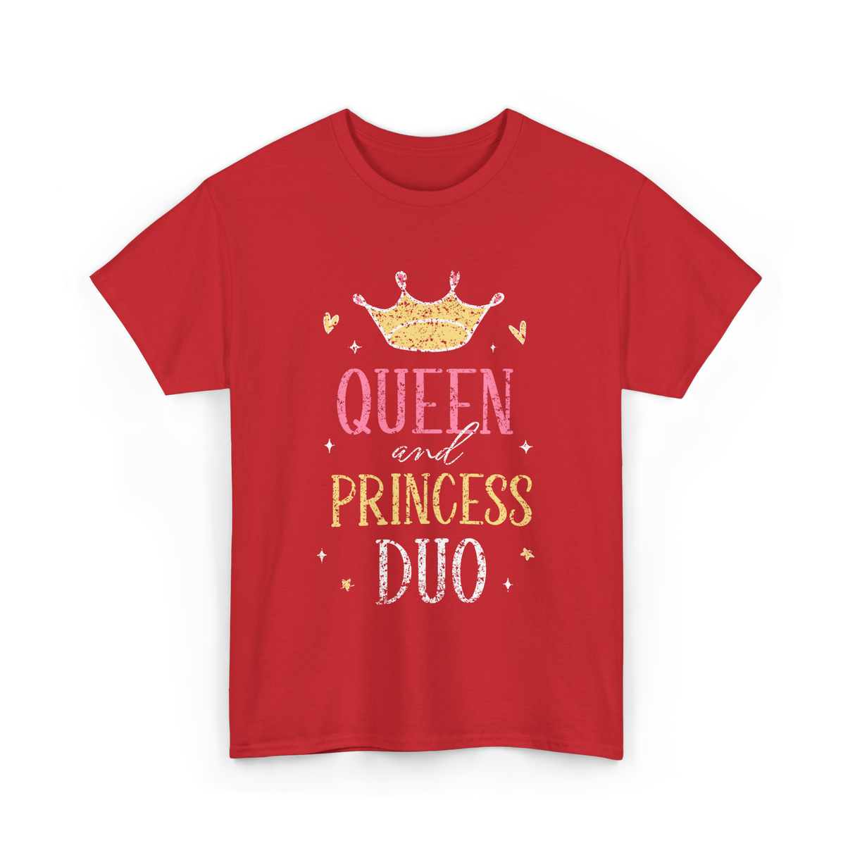 Queen and Princess Duo princess T-Shirt - Red