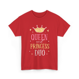 Queen and Princess Duo princess T-Shirt - Red