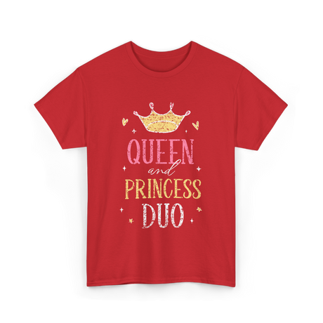 Queen and Princess Duo princess T-Shirt - Red