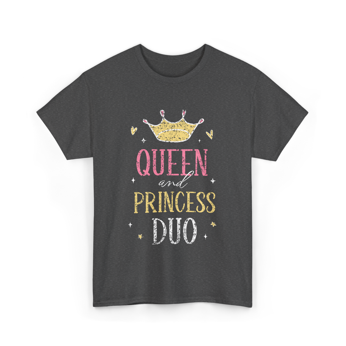 Queen and Princess Duo princess T-Shirt - Dark Heather