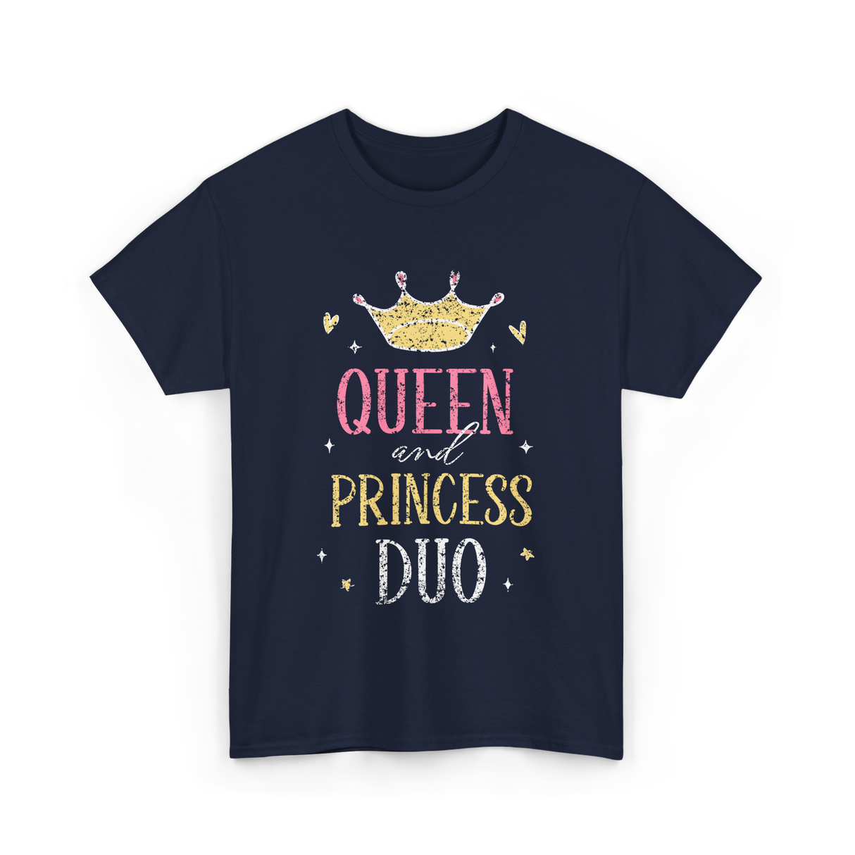 Queen and Princess Duo princess T-Shirt - Navy