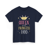 Queen and Princess Duo princess T-Shirt - Navy