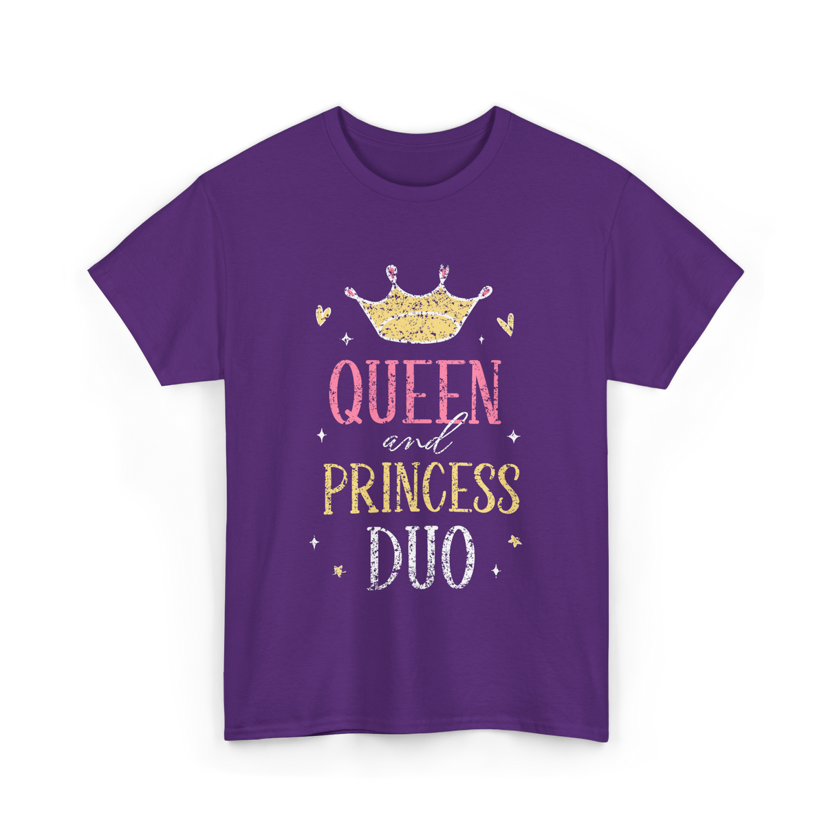 Queen and Princess Duo princess T-Shirt - Purple