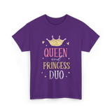 Queen and Princess Duo princess T-Shirt - Purple