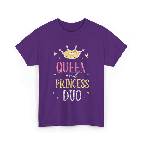 Queen and Princess Duo princess T-Shirt - Purple