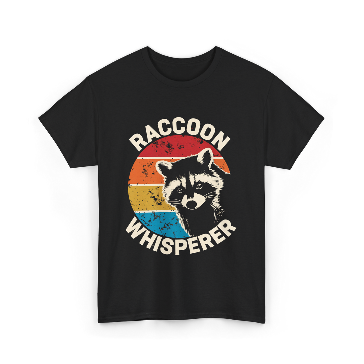 Raccoon Whisperer Raccoon Lover T-Shirt - Black