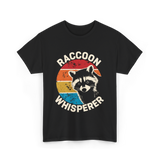 Raccoon Whisperer Raccoon Lover T-Shirt - Black