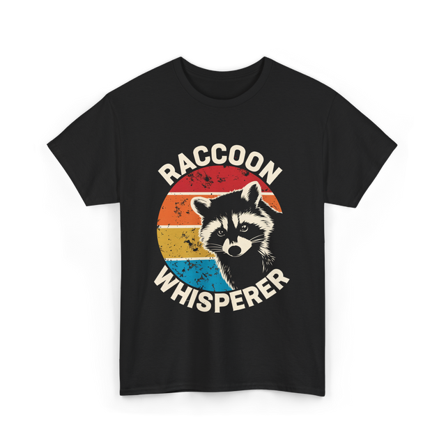 Raccoon Whisperer Raccoon Lover T-Shirt - Black