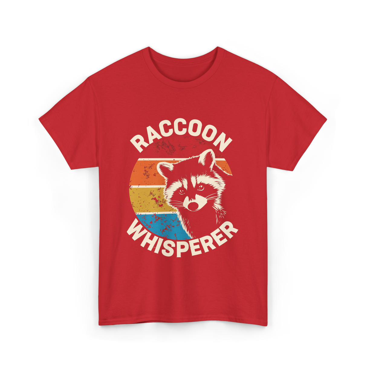 Raccoon Whisperer Raccoon Lover T-Shirt - Red