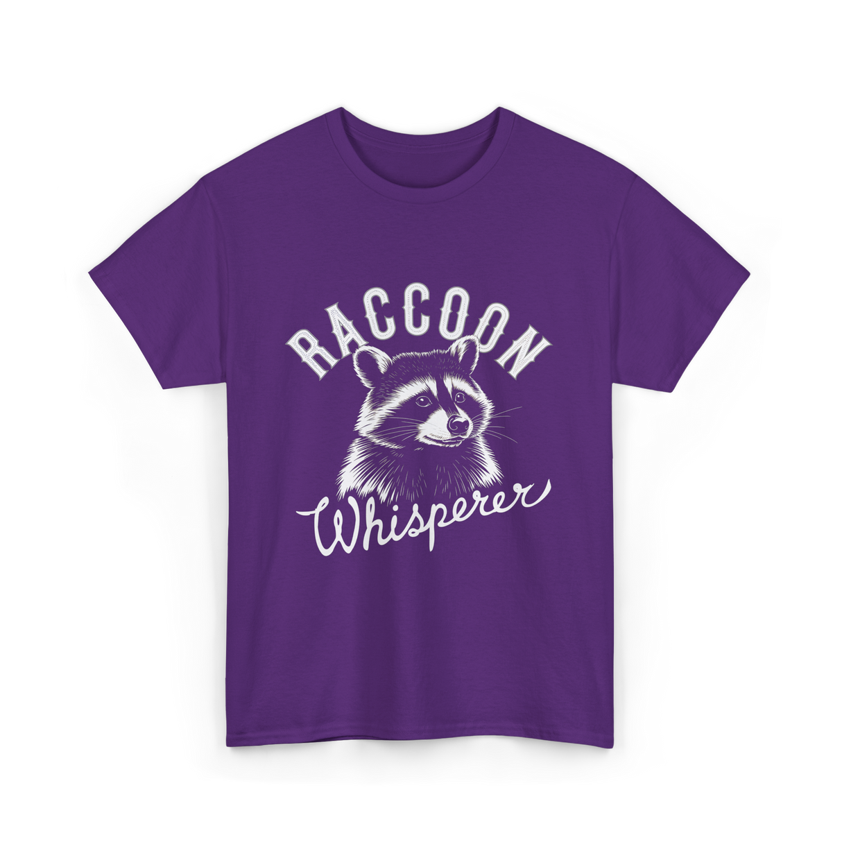 Raccoon Whisperer Raccoon Lover T-Shirt - Purple