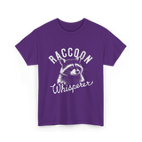 Raccoon Whisperer Raccoon Lover T-Shirt - Purple