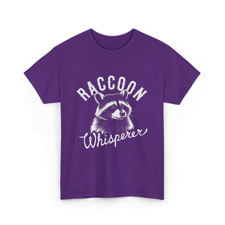 Raccoon Whisperer Raccoon Lover T-Shirt - Purple