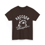 Raccoon Whisperer Raccoon Lover T-Shirt - Dark Chocolate