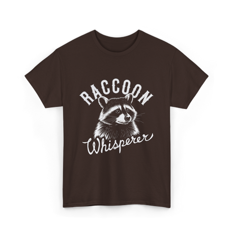 Raccoon Whisperer Raccoon Lover T-Shirt - Dark Chocolate