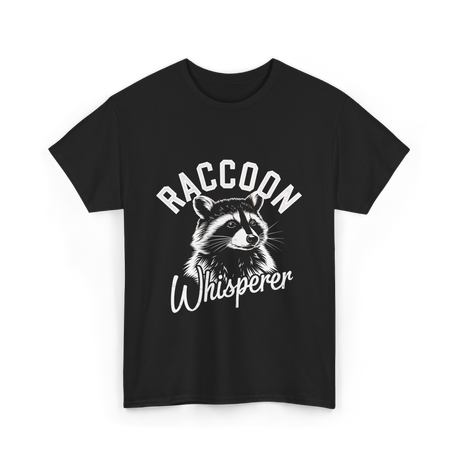 Raccoon Whisperer Raccoon T-Shirt - Black