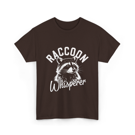 Raccoon Whisperer Raccoon T-Shirt - Dark Chocolate