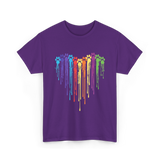 Rainbow Dogs T-Shirt - Purple