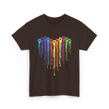 Rainbow Dogs T-Shirt - Dark Chocolate