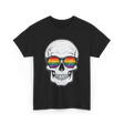 Rainbow Skull LGBT Pride T-Shirt - Black