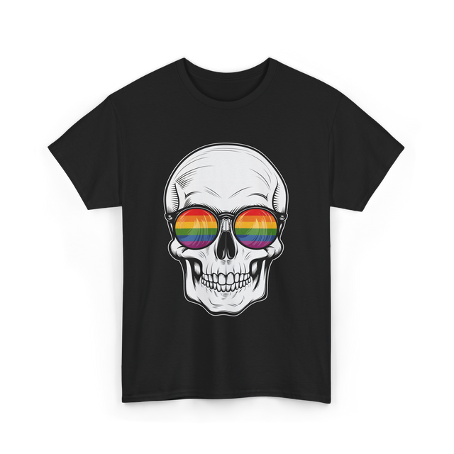 Rainbow Skull LGBT Pride T-Shirt - Black