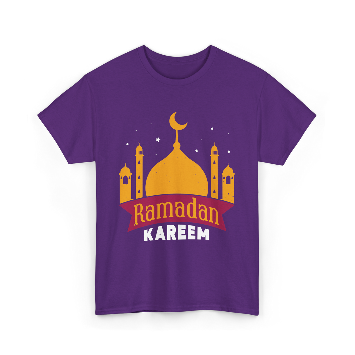 Ramadan Kareem Muslim Festival T-Shirt - Purple