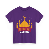 Ramadan Kareem Muslim Festival T-Shirt - Purple