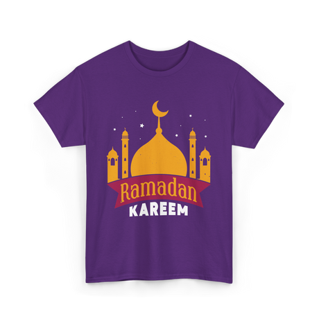 Ramadan Kareem Muslim Festival T-Shirt - Purple