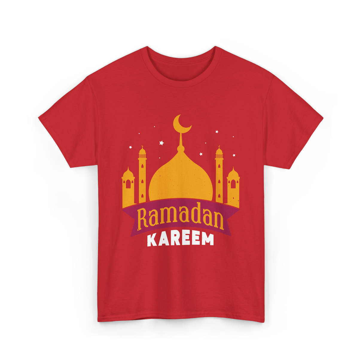 Ramadan Kareem Muslim Festival T-Shirt - Red