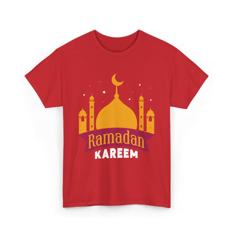 Ramadan Kareem Muslim Festival T-Shirt - Red