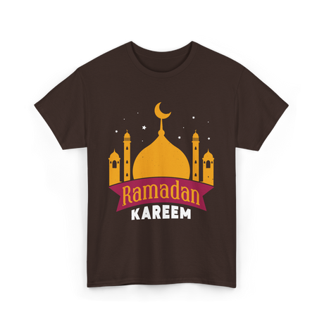 Ramadan Kareem Muslim Festival T-Shirt - Dark Chocolate