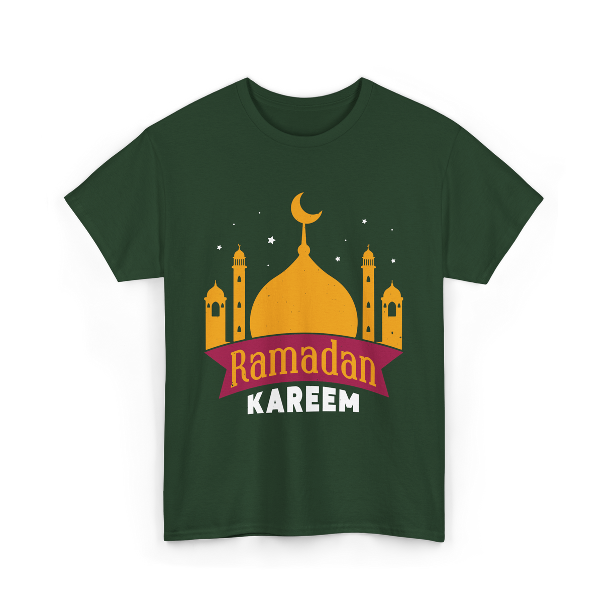 Ramadan Kareem Muslim Festival T-Shirt - Forest Green