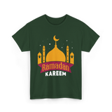 Ramadan Kareem Muslim Festival T-Shirt - Forest Green