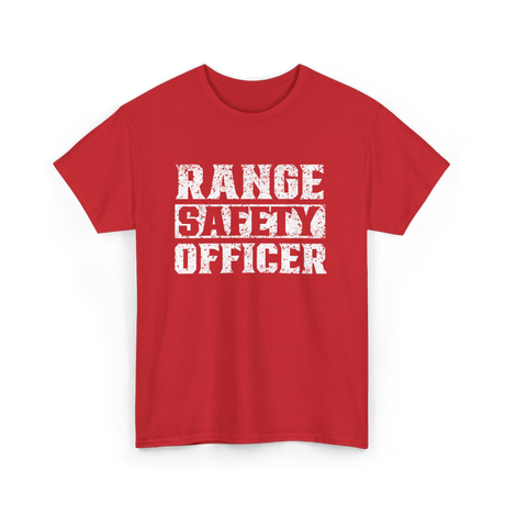 Range Safety Officer Safety Officer T-Shirt - Red