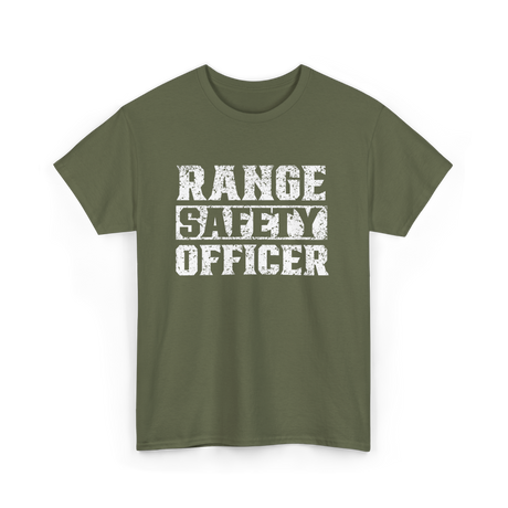 Range Safety Officer Safety Officer T-Shirt - Military Green