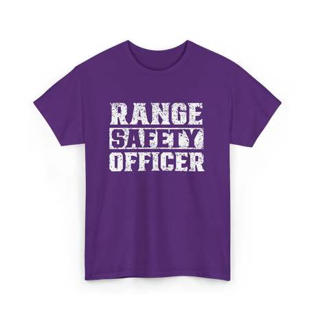 Range Safety Officer Safety Officer T-Shirt - Purple