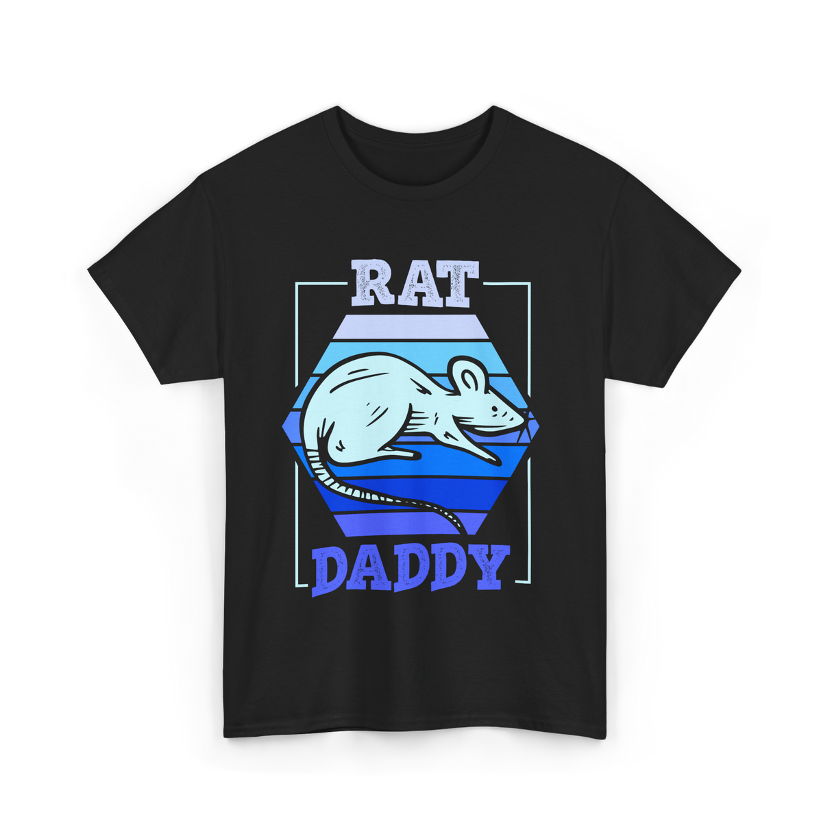 Rat Daddy Animal Lover Dad T-Shirt - Black