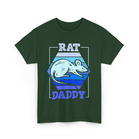 Rat Daddy Animal Lover Dad T-Shirt - Forest Green