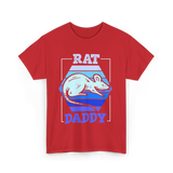 Rat Daddy Animal Lover Dad T-Shirt - Red