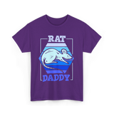 Rat Daddy Animal Lover Dad T-Shirt - Purple